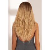 perruque blonde naturelle ondulé
