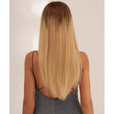 perruque blonde naturelle lisse