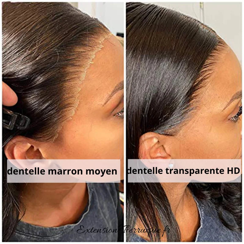 cheveux humains Remy closure 360