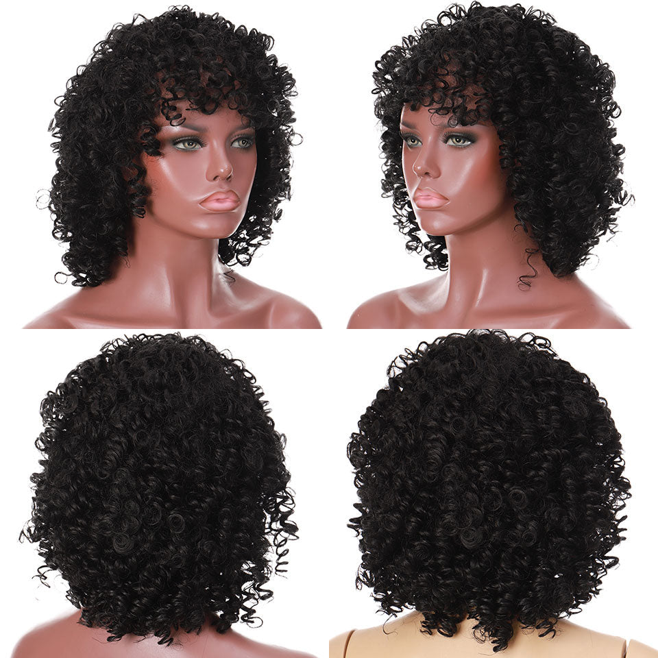 perruque bouclée afro
