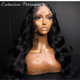 Perruque sans colle naturelle longue