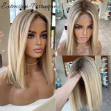 Perruque sans colle blonde