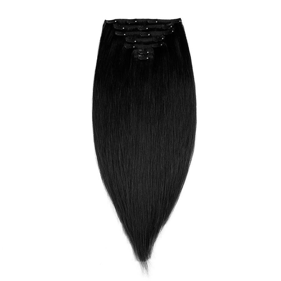 Extension cheveux noir à Clips Cheveux Naturels