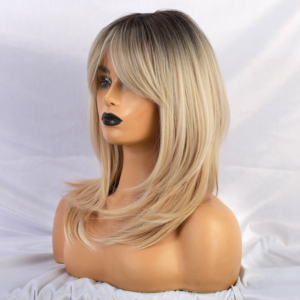 Perruque pour femme blonde