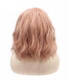 Perruque courte rose