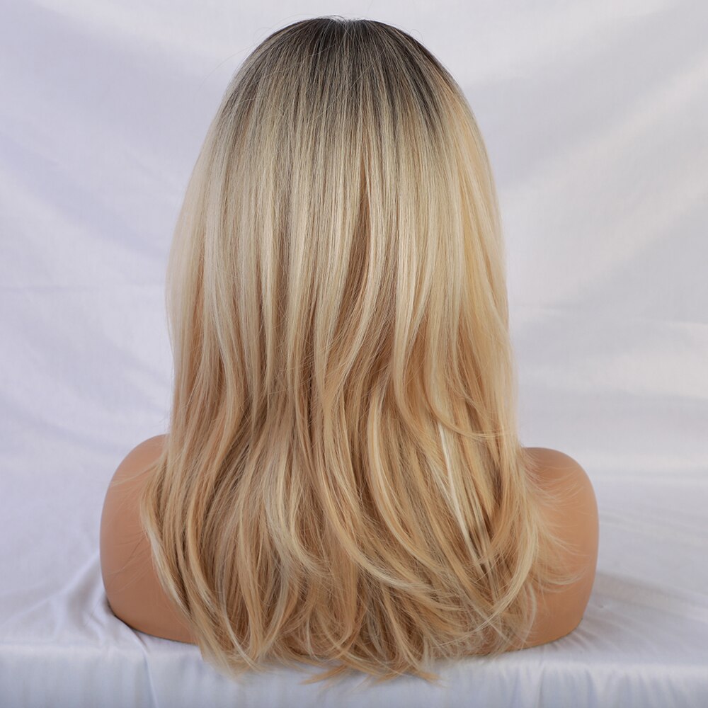 prothèse capillaire balayage blond
