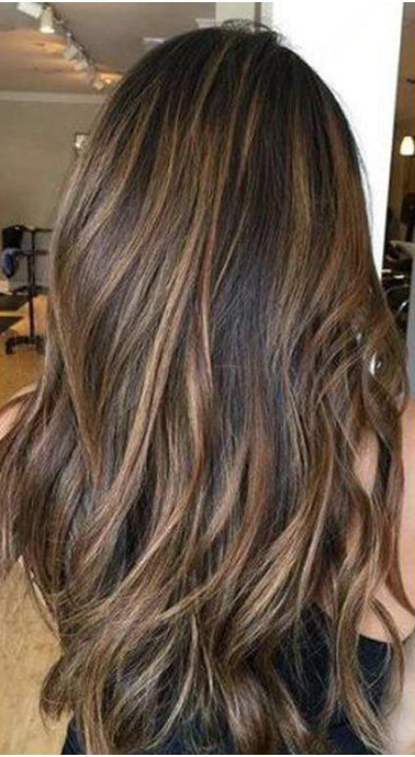 extension balayage miel 