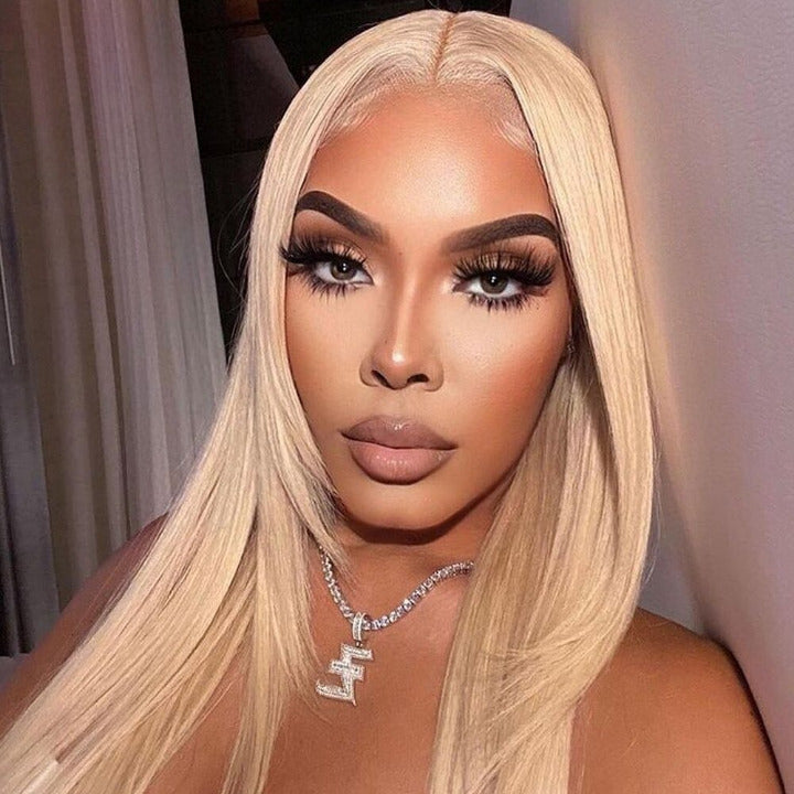Perruque naturelle blonde