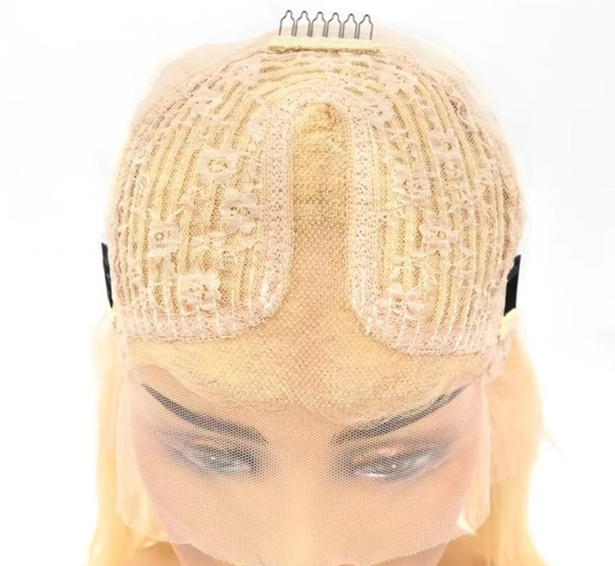 perruque blonde platine vrai cheveux