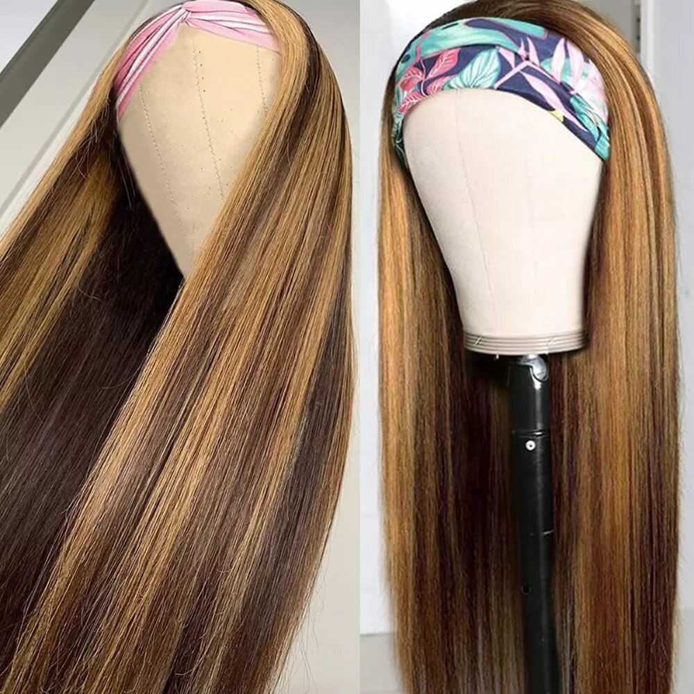 Perruque blonde bandeau