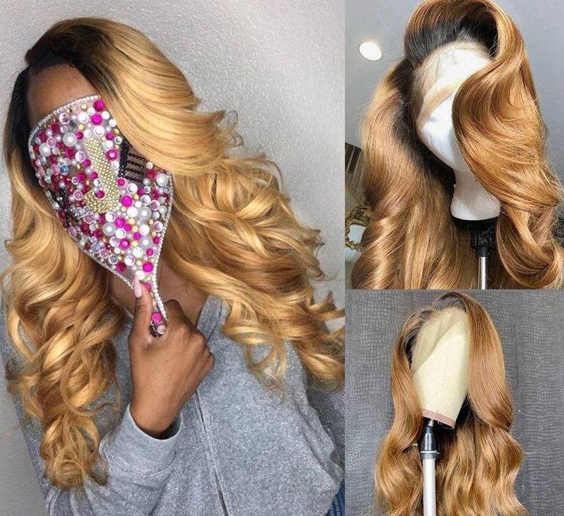 Perruque cheveux longs bouclés