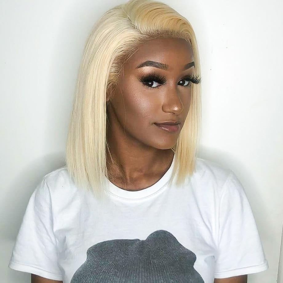 Perruque Femme Mi-longue Blonde Foncée Tara - Synthétique, Raie Libre, Taille 27