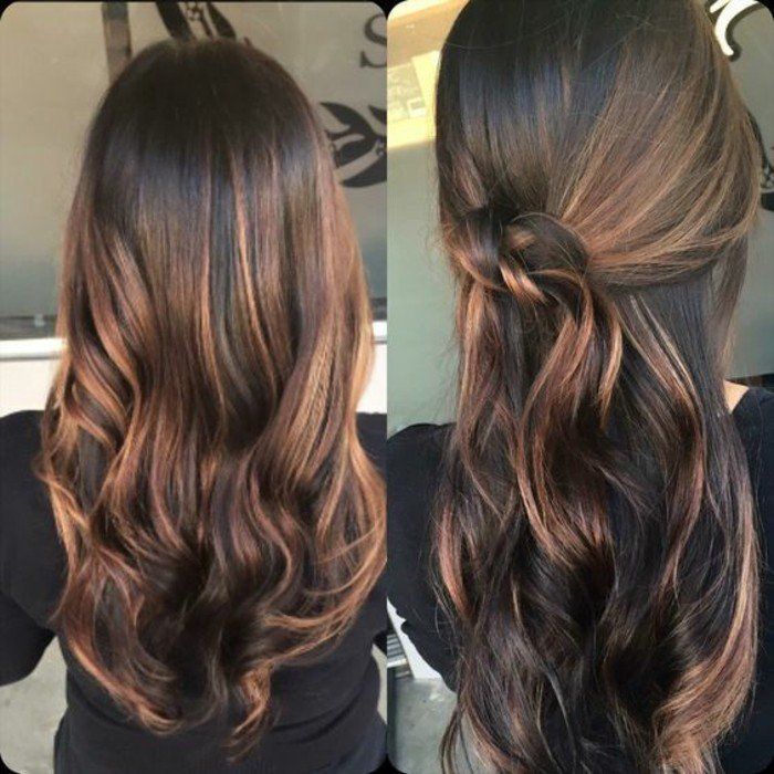 extension clip balayage miel