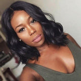perruque femme noir lace front pas cher