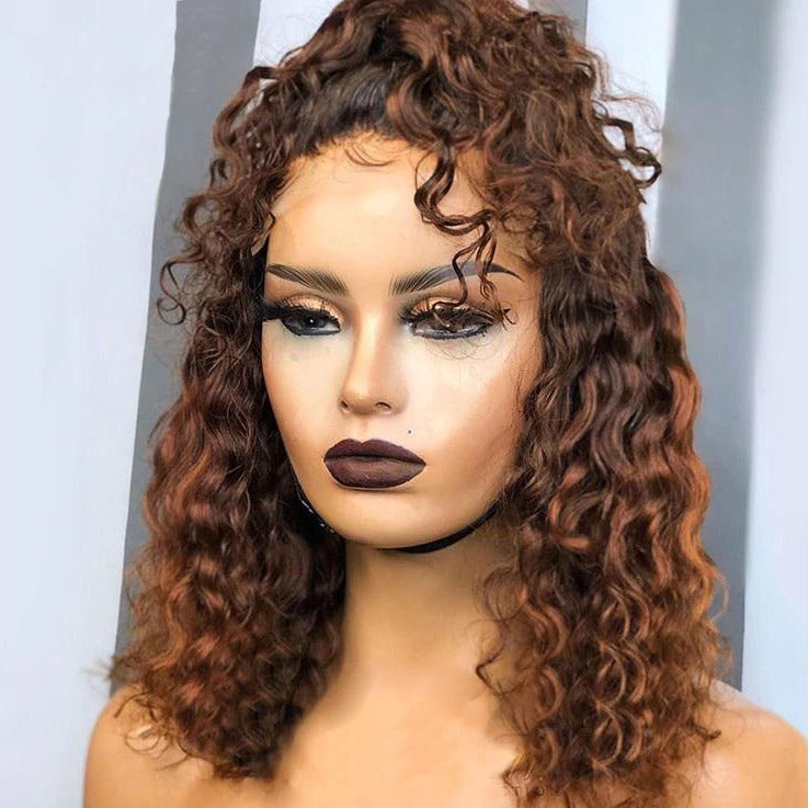 lace wig front bouclée