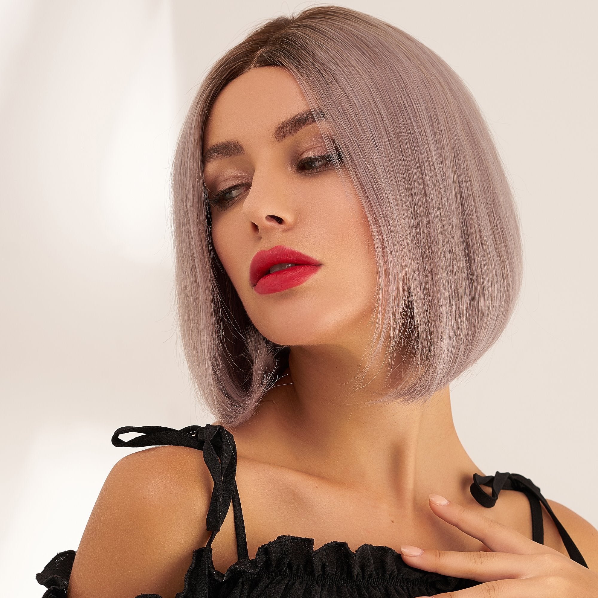 Perruque Rose Pastel