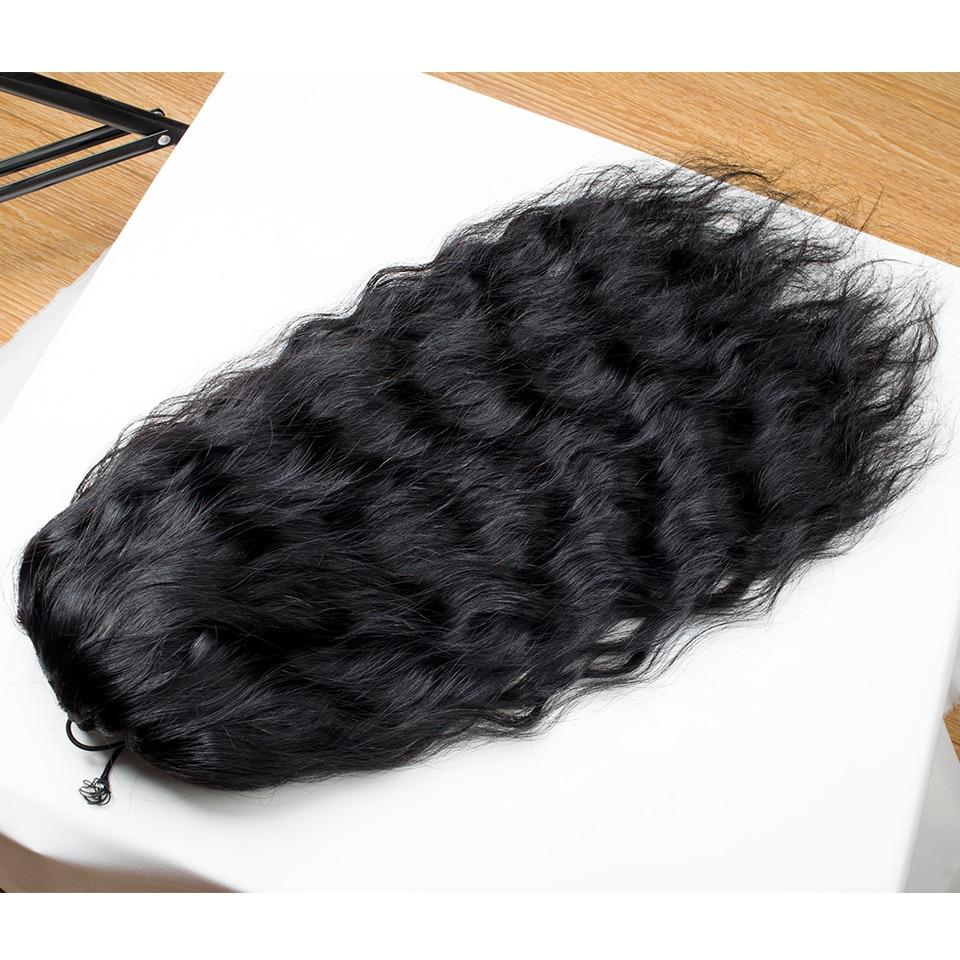 ponytails wavy cheveux naturels