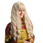 Perruque Blonde Platine Longue synthétique