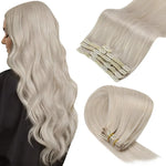 extension cheveux blond platine