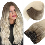 EXTENSION BLOND CLAIR OMBRÉ TIE AND DYE