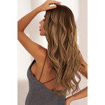 longue Perruque balayage blond