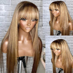Longue perruque blond