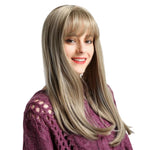 perruque blond cendré