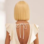 Perruque Blonde Platine naturelle