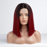 Perruque cheveux synthétiques deux tons