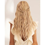 Longue Perruque Blonde bouclée