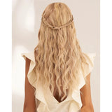 Longue Perruque Blonde bouclée