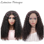 Perruque sans colle cheveux longs