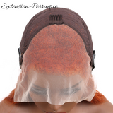 Perruque orange Bob Droite 