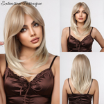 perruque synthétique pour femme