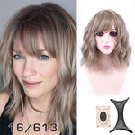 Perruque synthétique blonde