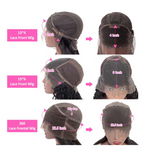 Perruque ondulée lace front naturelle