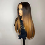 Perruque blond miel Tie and dye naturelle