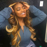 Perruque lace wig meche blonde