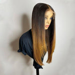 Perruque blond miel Tie and dye naturelle