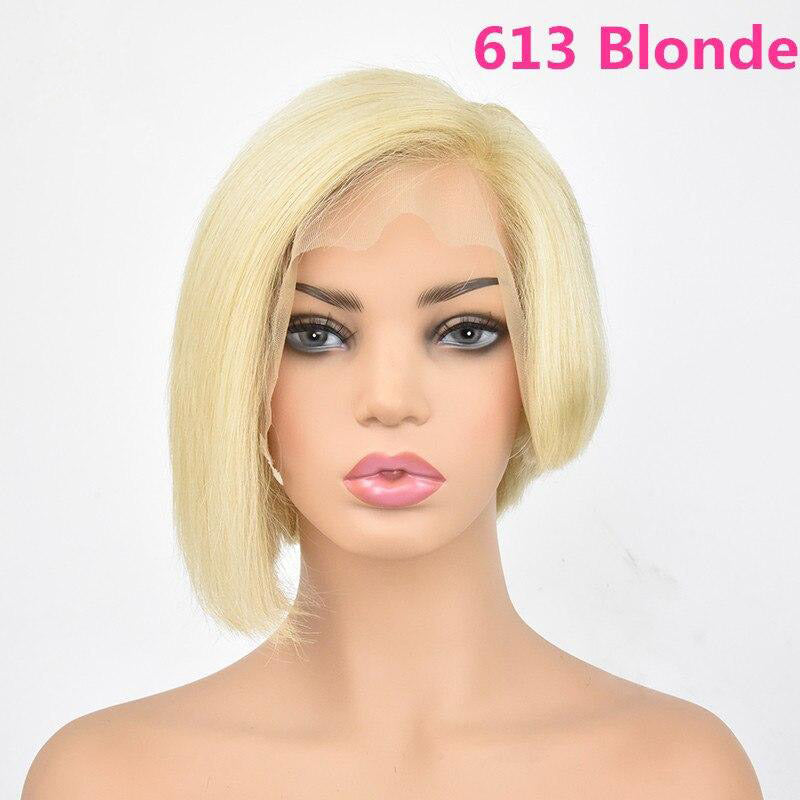 perruque blonde courte