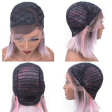 perruque rose femme