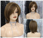 Perruque chatain femme courte