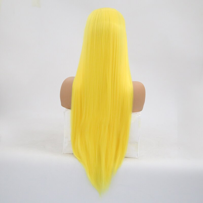 perruque couleur jaune
