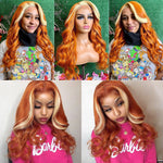 perruque rousse femme