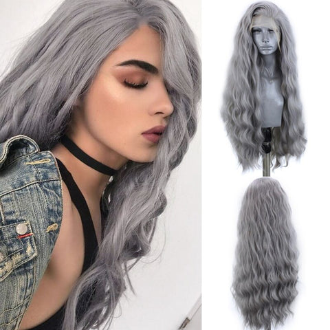 perruque grise femme
