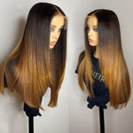 Perruque blond miel Tie and dye naturelle