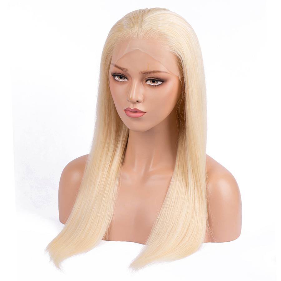 Perruque longue blonde naturelle