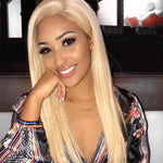 Perruque femme blonde cheveux naturel