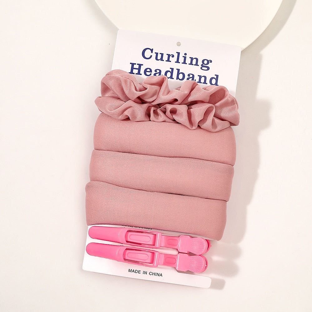 Rouleaux en mousse pour cheveux - Type D-Pink