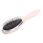 Brosse à perruque en bois brut - Brosse